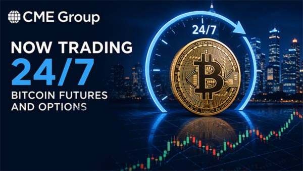 Il CME avvia la negoziazione 24 ore su 24 e 7 giorni su 7 di futures e opzioni Bitcoin
