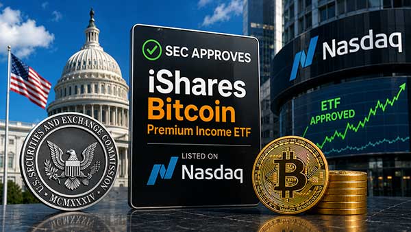 Stati Uniti: la SEC autorizza l'ETF iShares Bitcoin Premium Income al Nasdaq