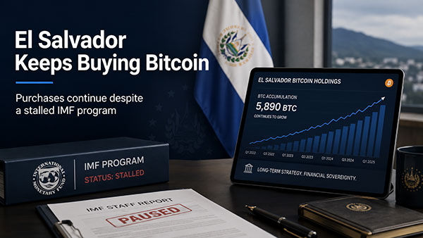 El Salvador poursuit ses achats de bitcoins malgré un programme du FMI à l'arrêt