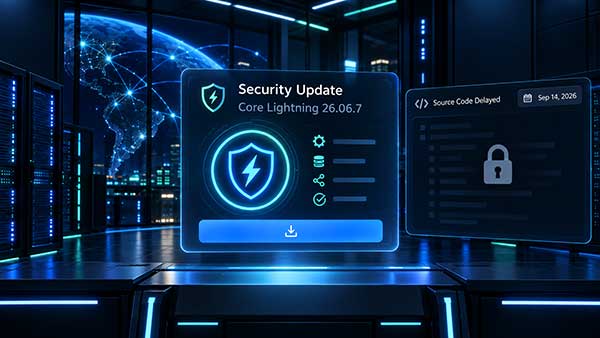 Core Lightning: Blockstream ships security release 26.06.7, source code held back until 14 September 2026