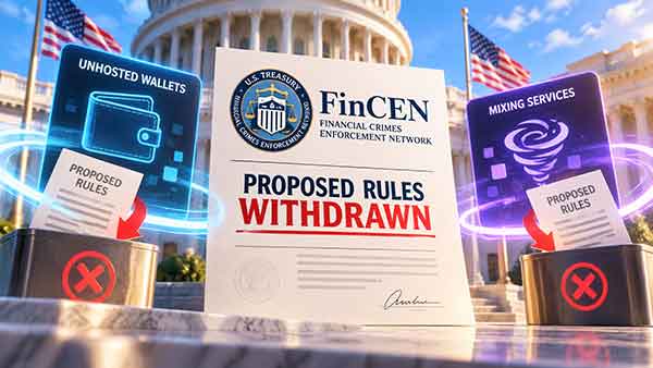 United States: FinCEN withdraws its proposed rules on unhosted wallets and crypto mixing